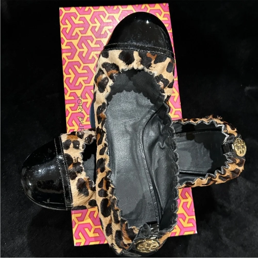 Tory Burch Leopard Print Ballet Flats - Picture 2 of 3